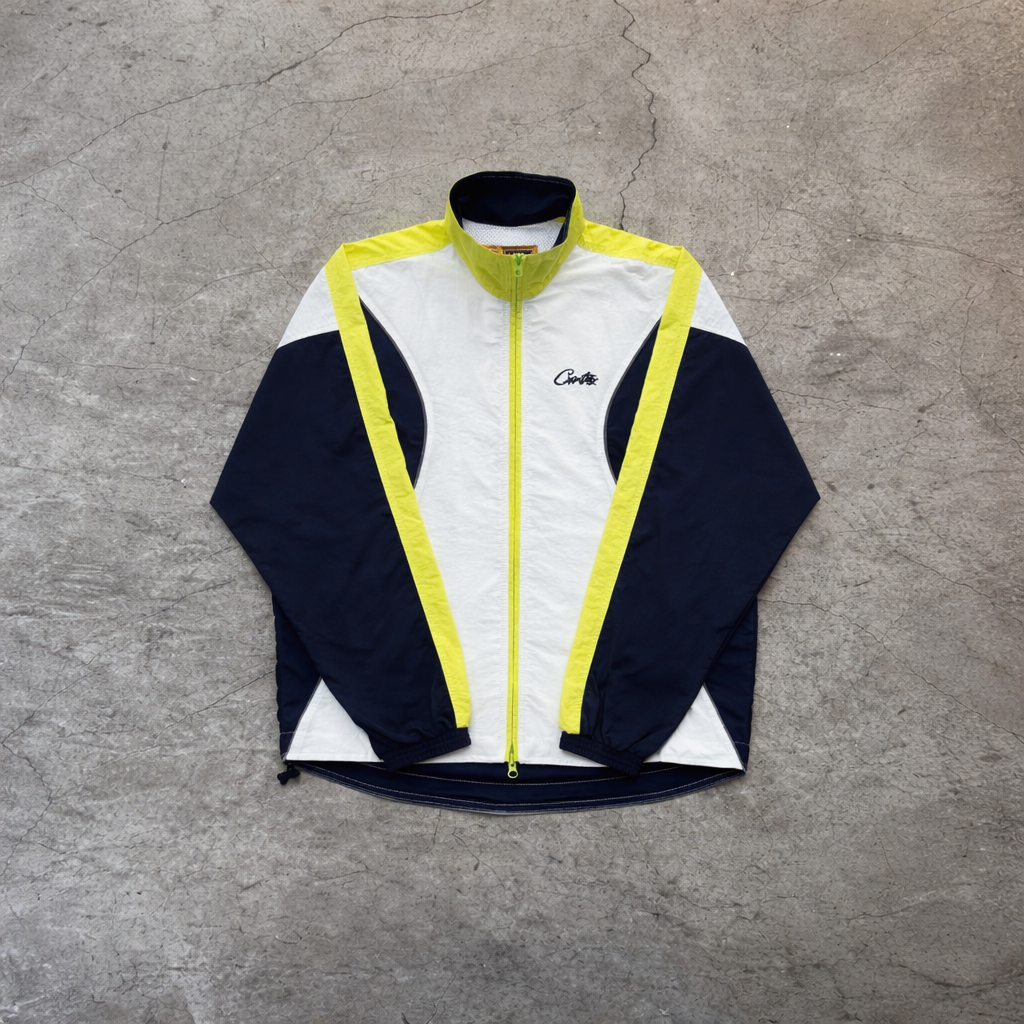 Corteiz Wingz Shuku Jacket – Navy / Lime
