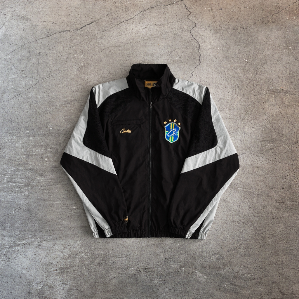 Corteiz Olympic Shuku Brazil Jacket – Black