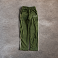 Corteiz VVS Velour Tracksuit Bottoms – Green
