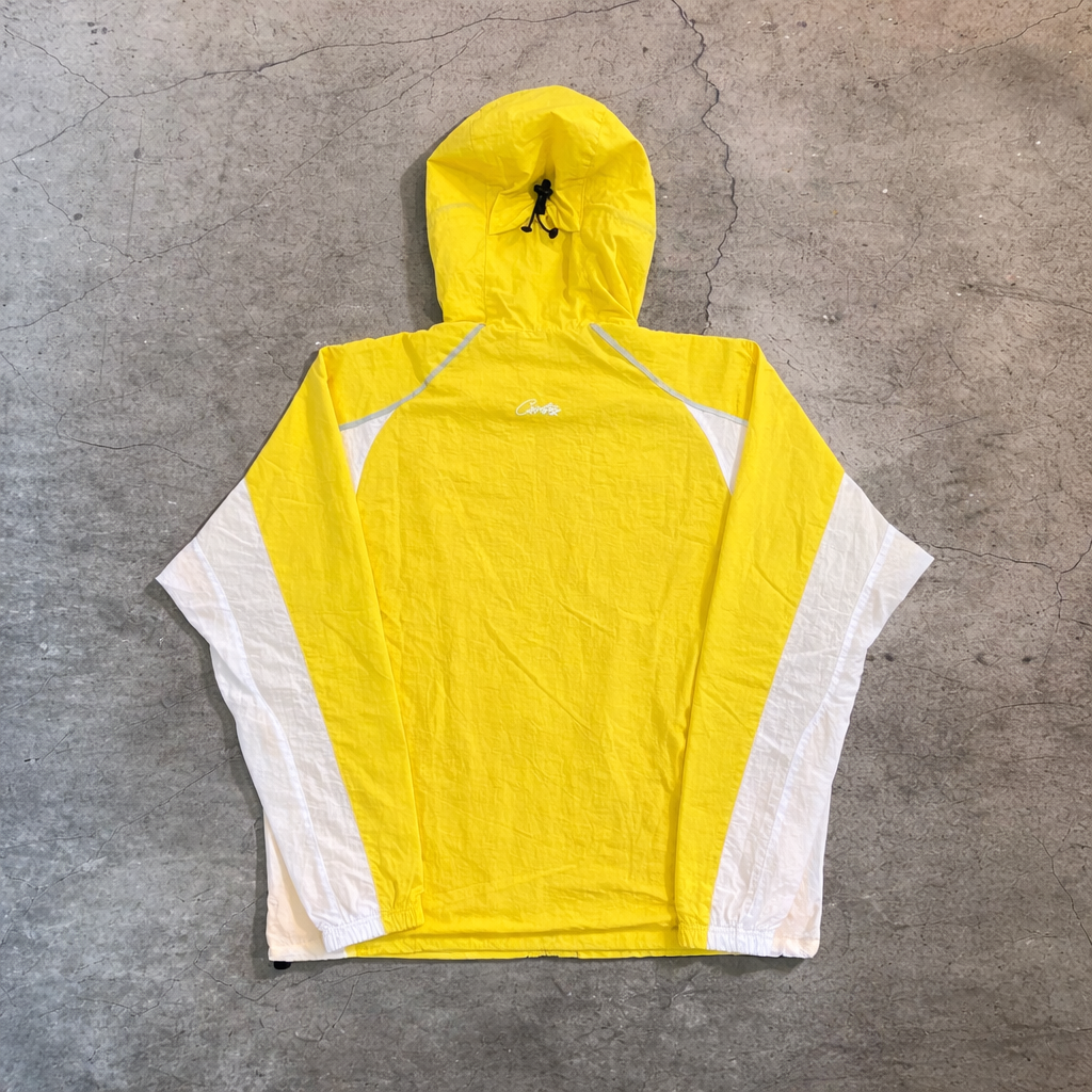 Cortiez Lightweight Panel Spring Windbreaker – Yellow/White