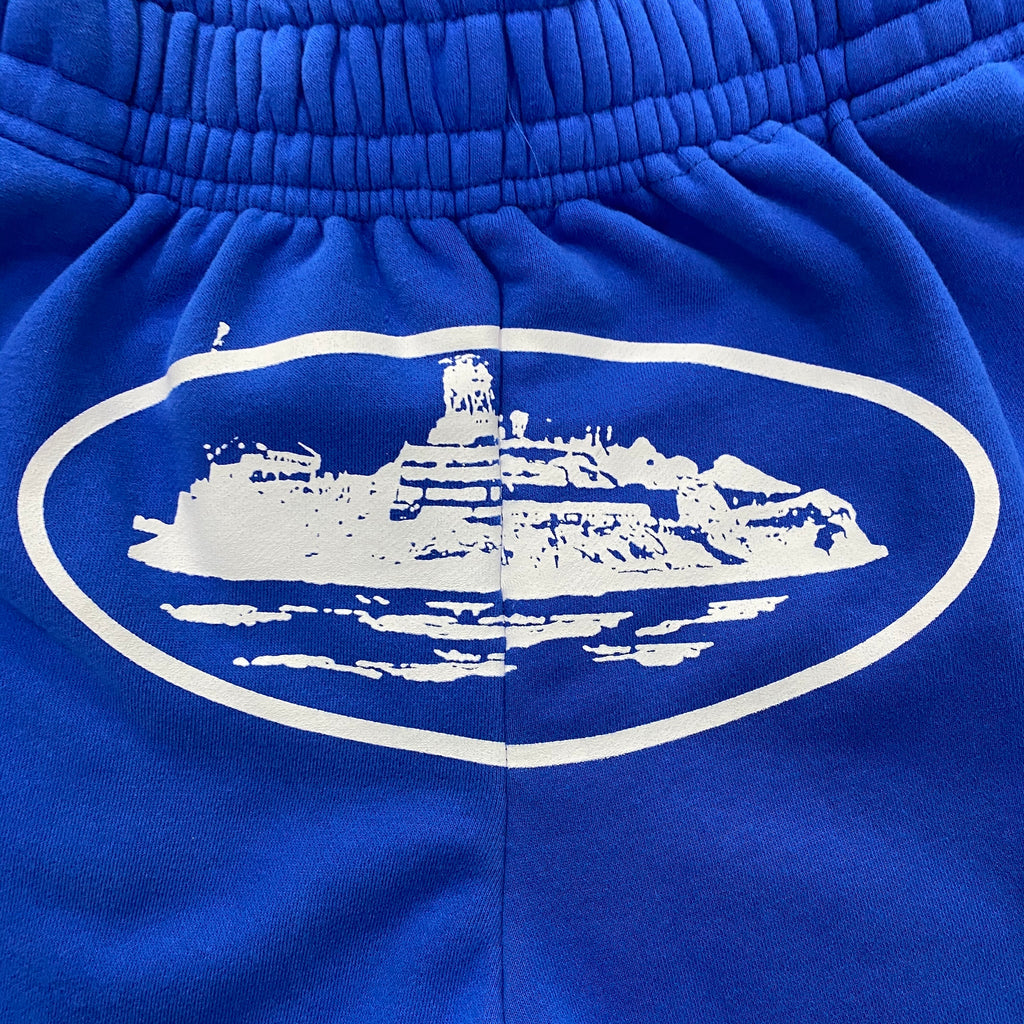 Corteiz OG Alcatraz Shorts – Blue