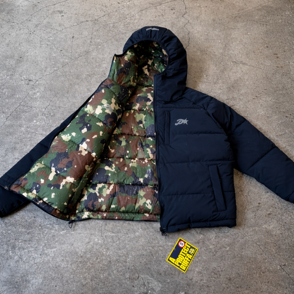 Protect LDN Camo Reverso Puffer Jacket