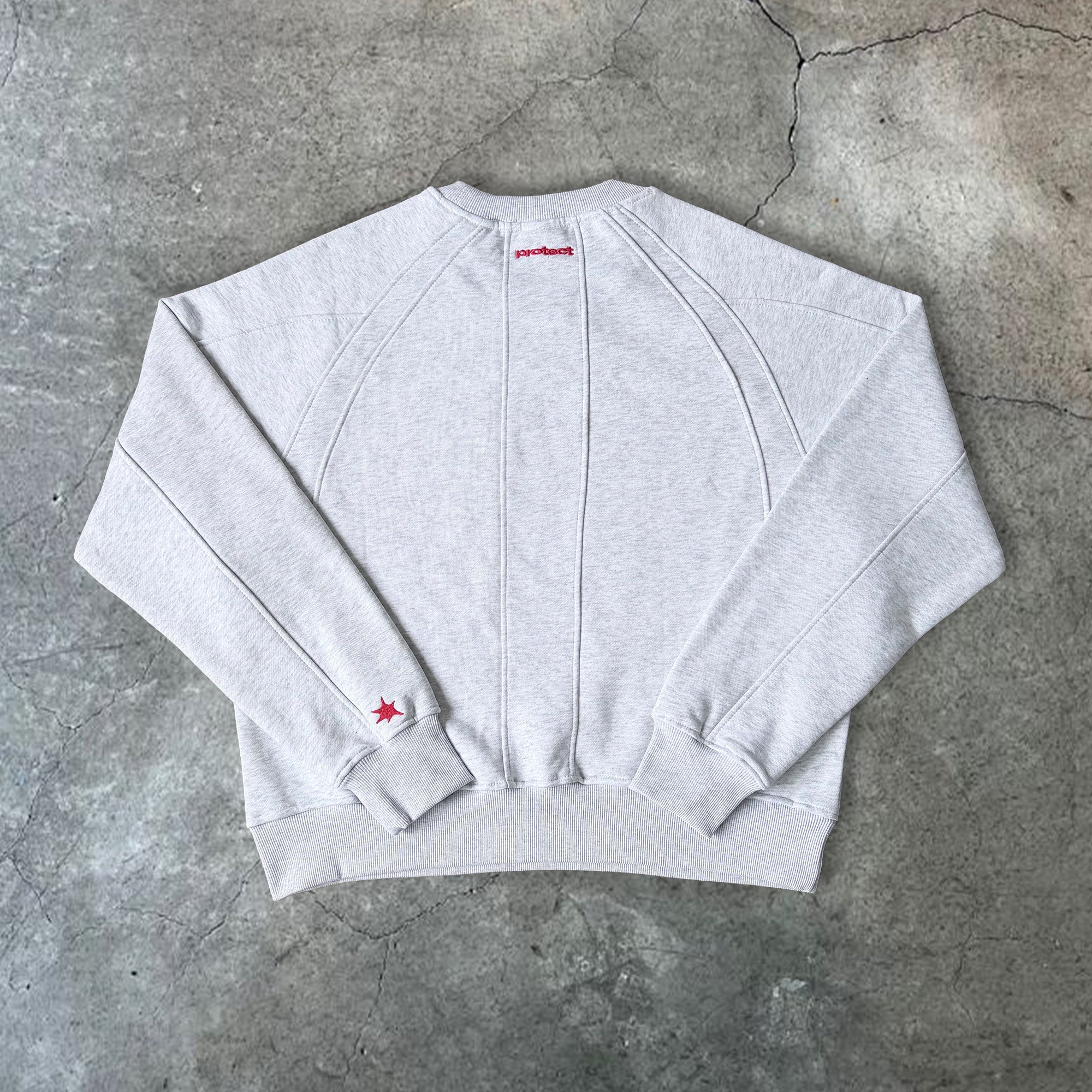Protect LDN Panel Sport Crewneck - Grey